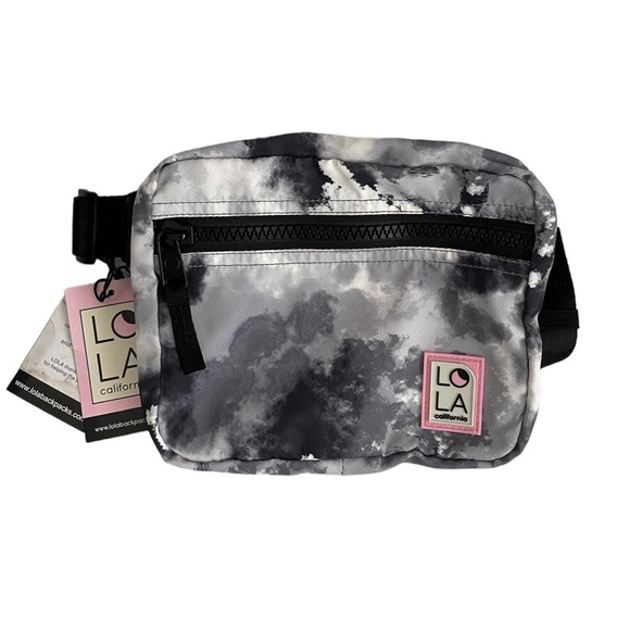 LOLA California Handbags - NWT Lola Vibe recycled nylon Hippie Fanny: black